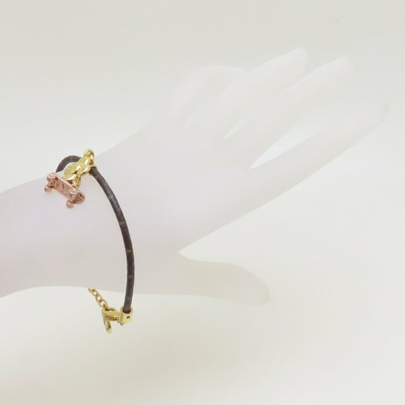 LOUIS VUITTON Brown Charm Bracelet - Picture 2 of 8